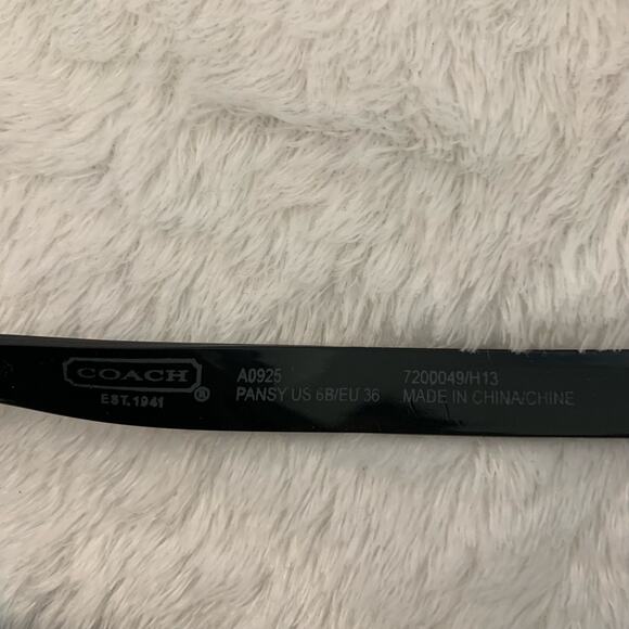 Coach Women's Pansy Thong Jelly Sandals Size 6 - Picture 7 of 7